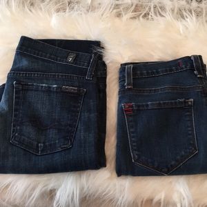 (7 Jeans size:27 & BDG skinny jeans size:26x30